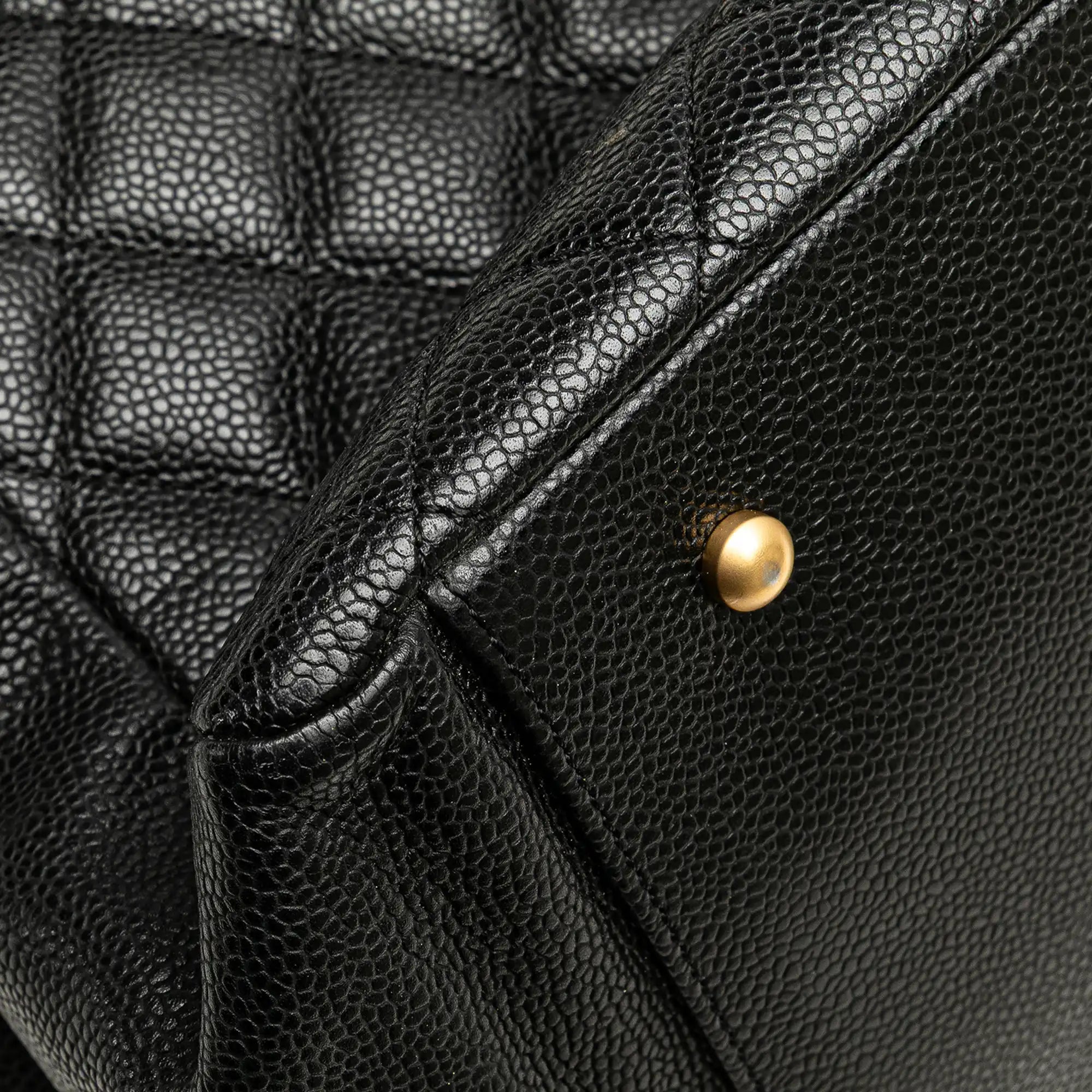 Chanel CC Timeless Tote Bag Black Caviar