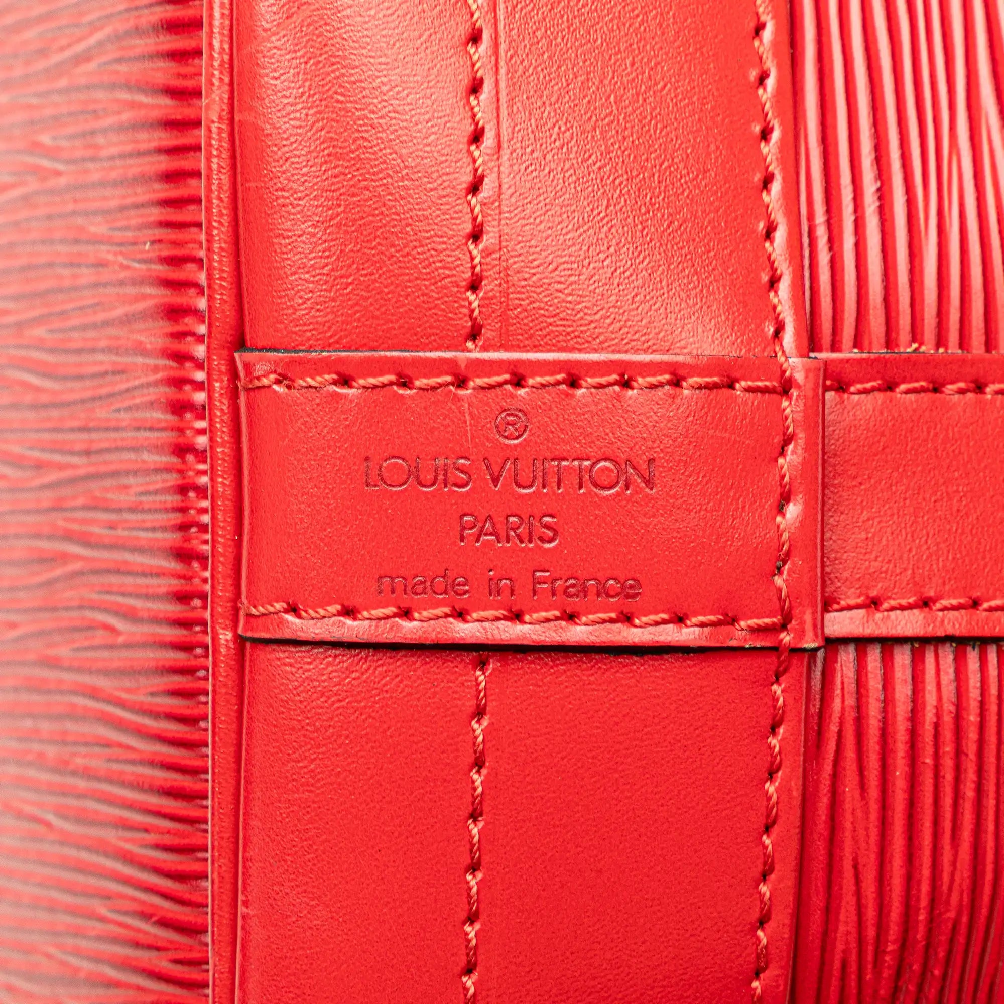 Louis Vuitton Grand Noé Red Epi