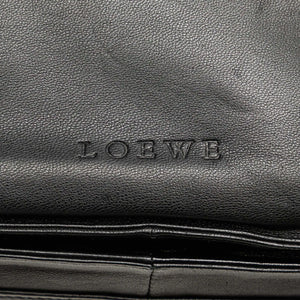 Loewe Flamenco Drawsting Crossbody Bag Black Nappa