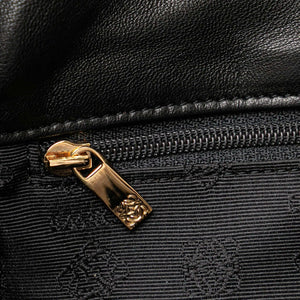 Loewe Flamenco Drawsting Crossbody Bag Black Nappa