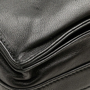Loewe Flamenco Drawsting Crossbody Bag Black Nappa