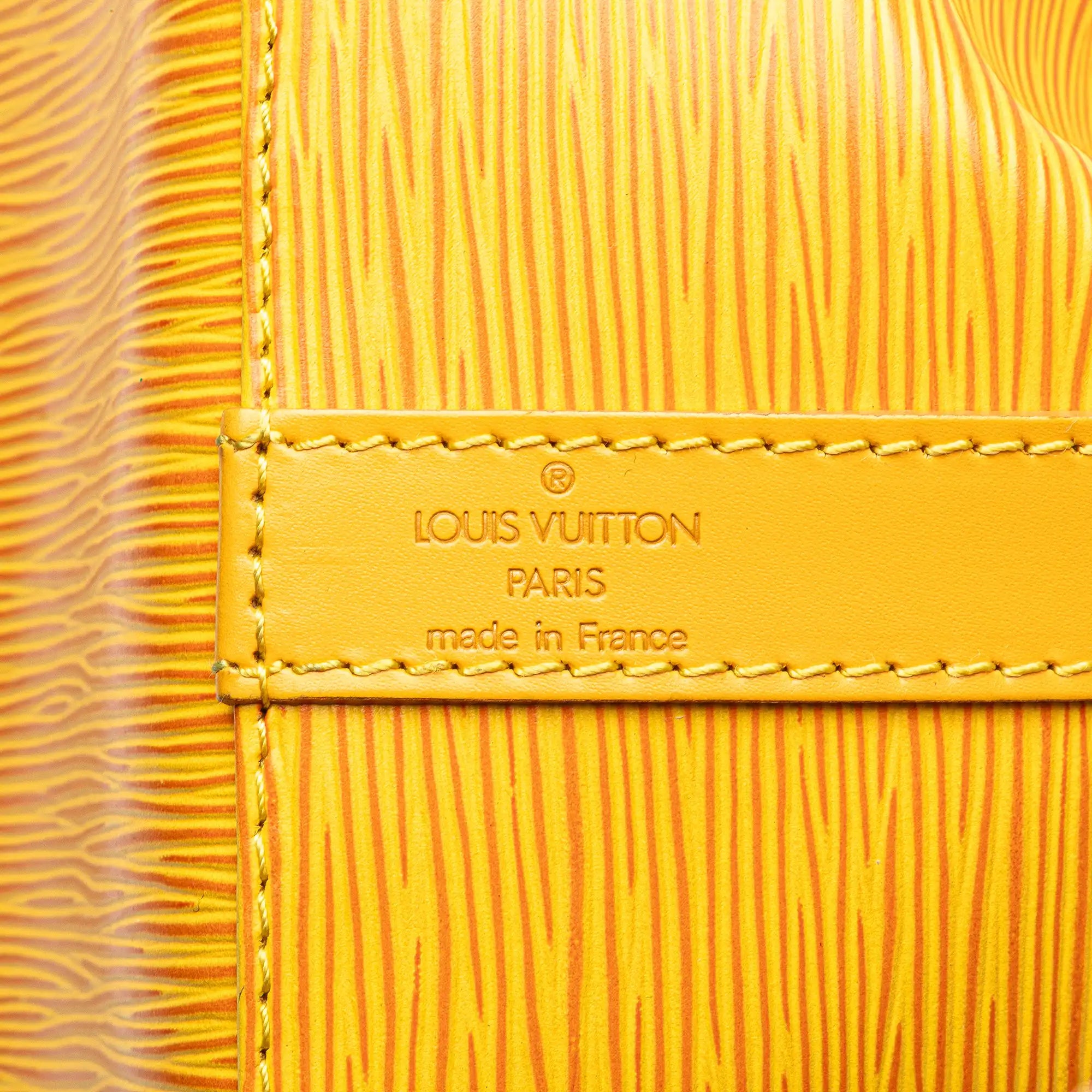 Louis Vuitton Petit Noé Yellow Epi