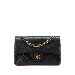 Chanel Classic Double Flap Small Black Lambskin Gold