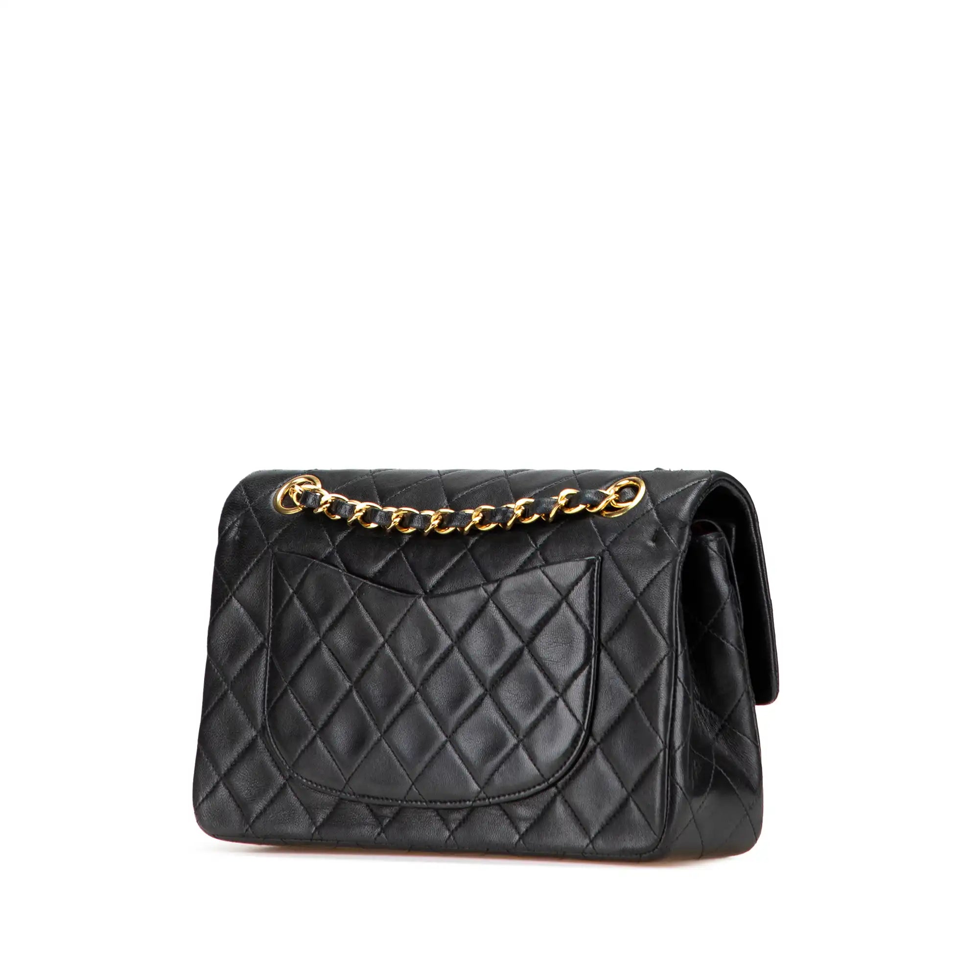 Chanel Classic Double Flap Small Black Lambskin Gold
