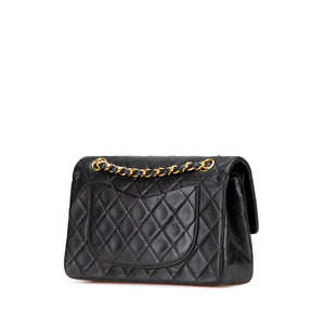 Chanel Classic Double Flap Small Black Lambskin Gold