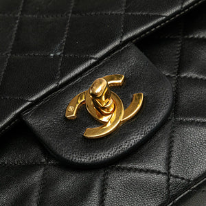 Chanel Classic Double Flap Small Black Lambskin Gold