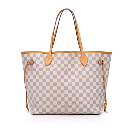 Toile Louis Vuitton Neverfull MM Damier Azur
