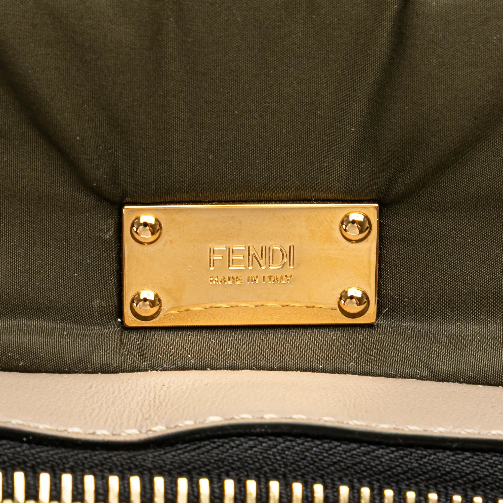 Fendi x Anrealage Peekaboo Travel Bag Green  Nylon