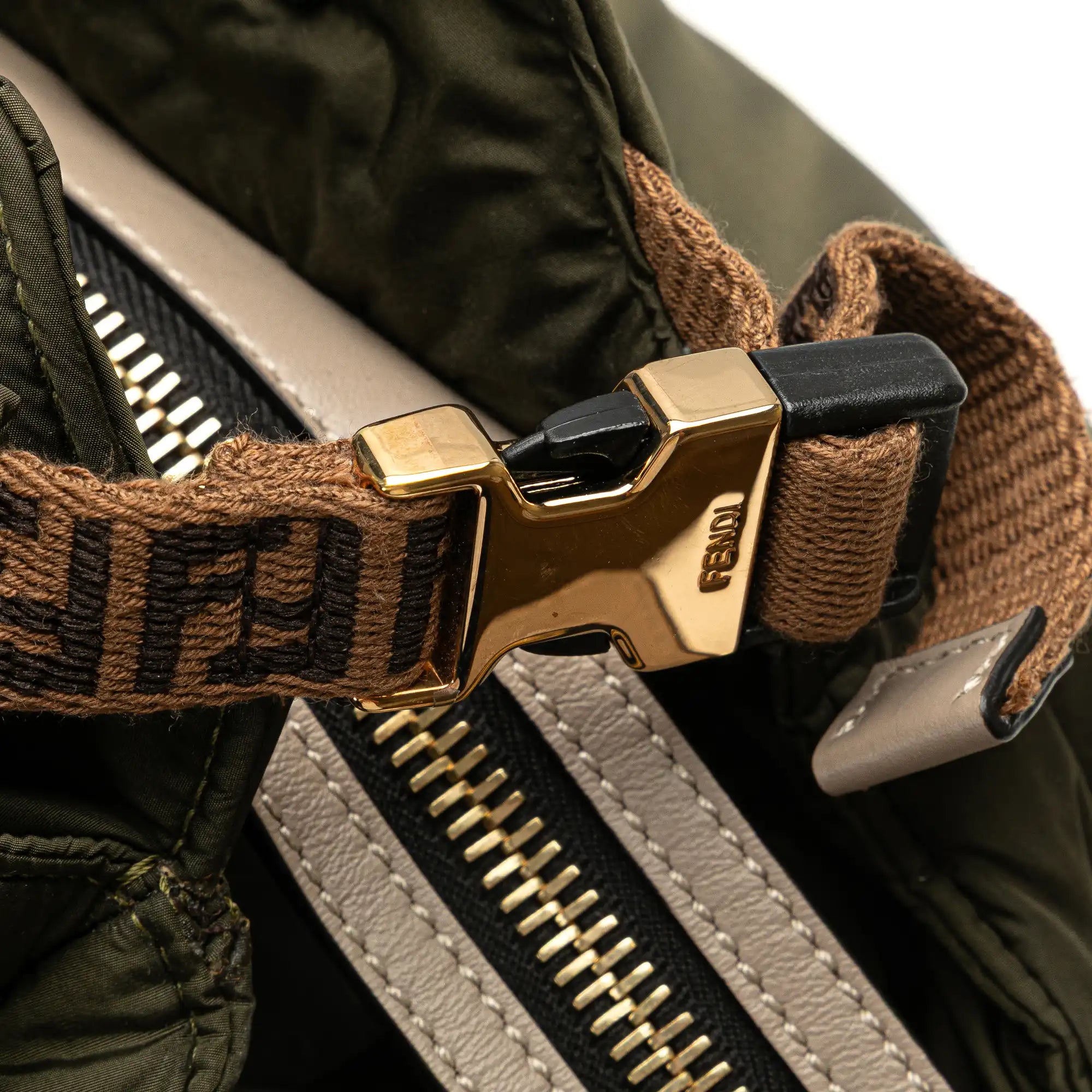 Fendi x Anrealage Peekaboo Travel Bag Green  Nylon