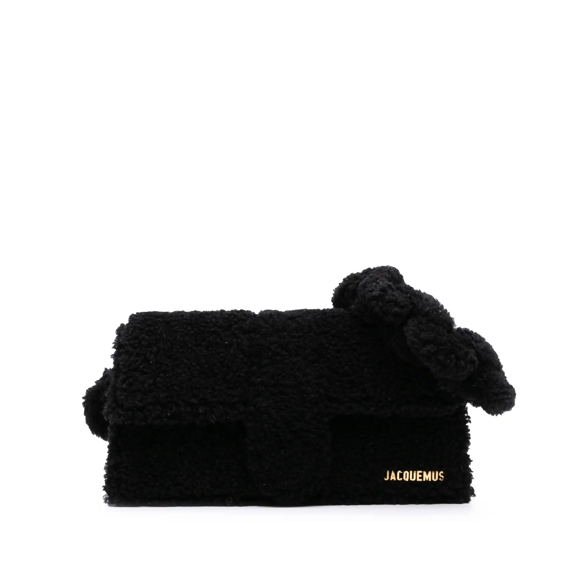 Jacquemus Le Bambidou Black Shearling