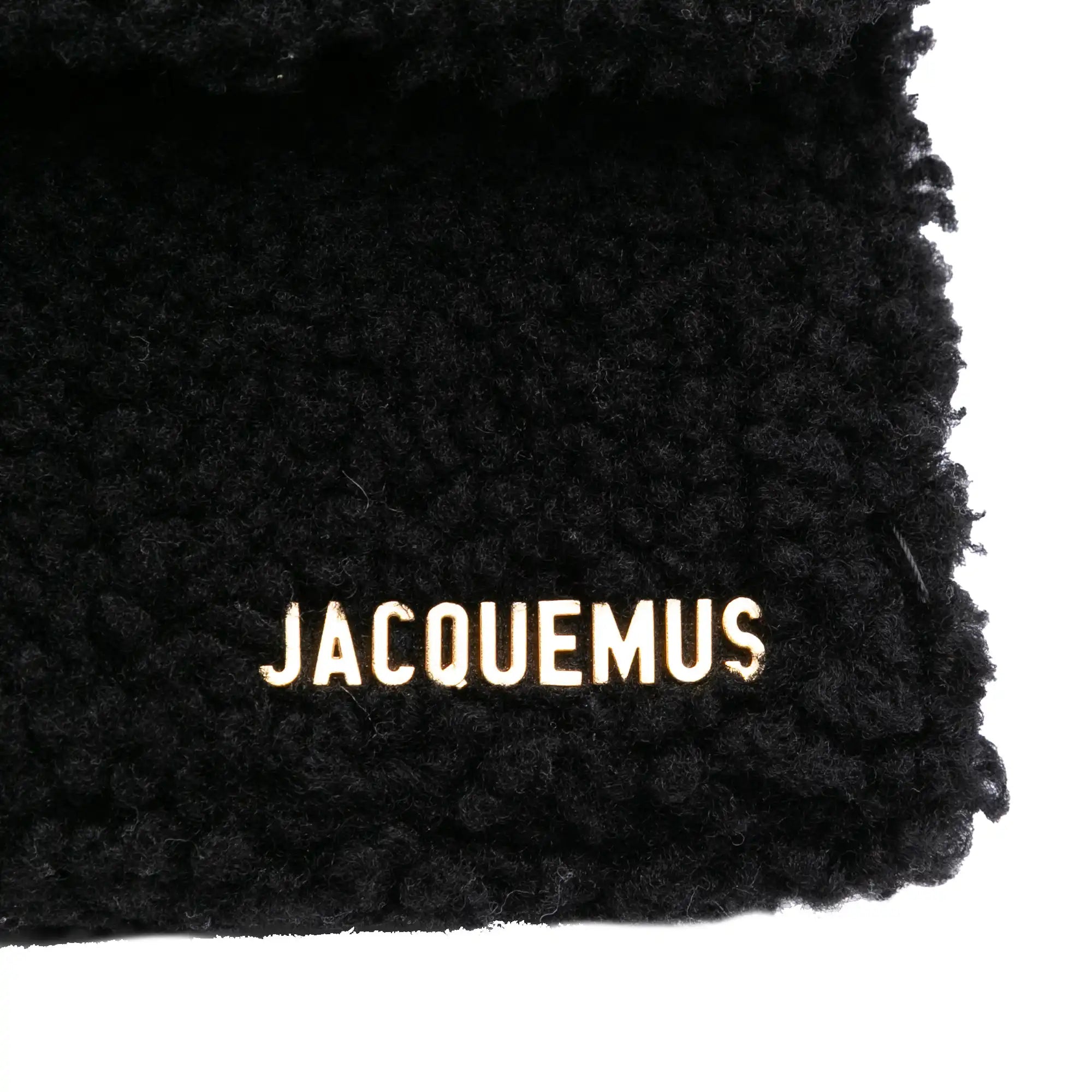 Jacquemus Le Bambidou Black Shearling