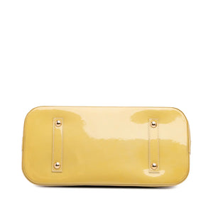 Louis Vuitton Alma GM Yellow Monogram Vernis