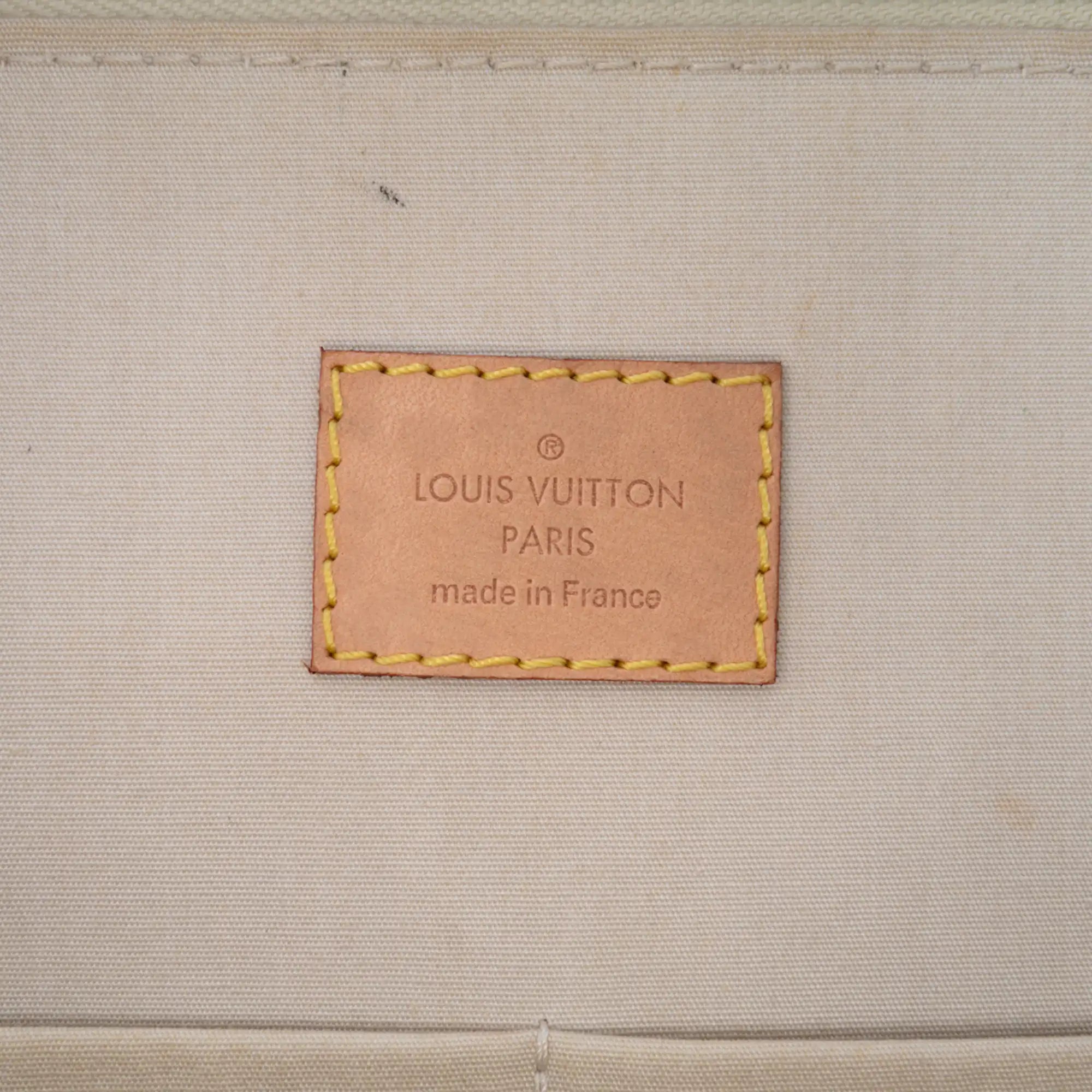 Louis Vuitton Alma GM Yellow Monogram Vernis
