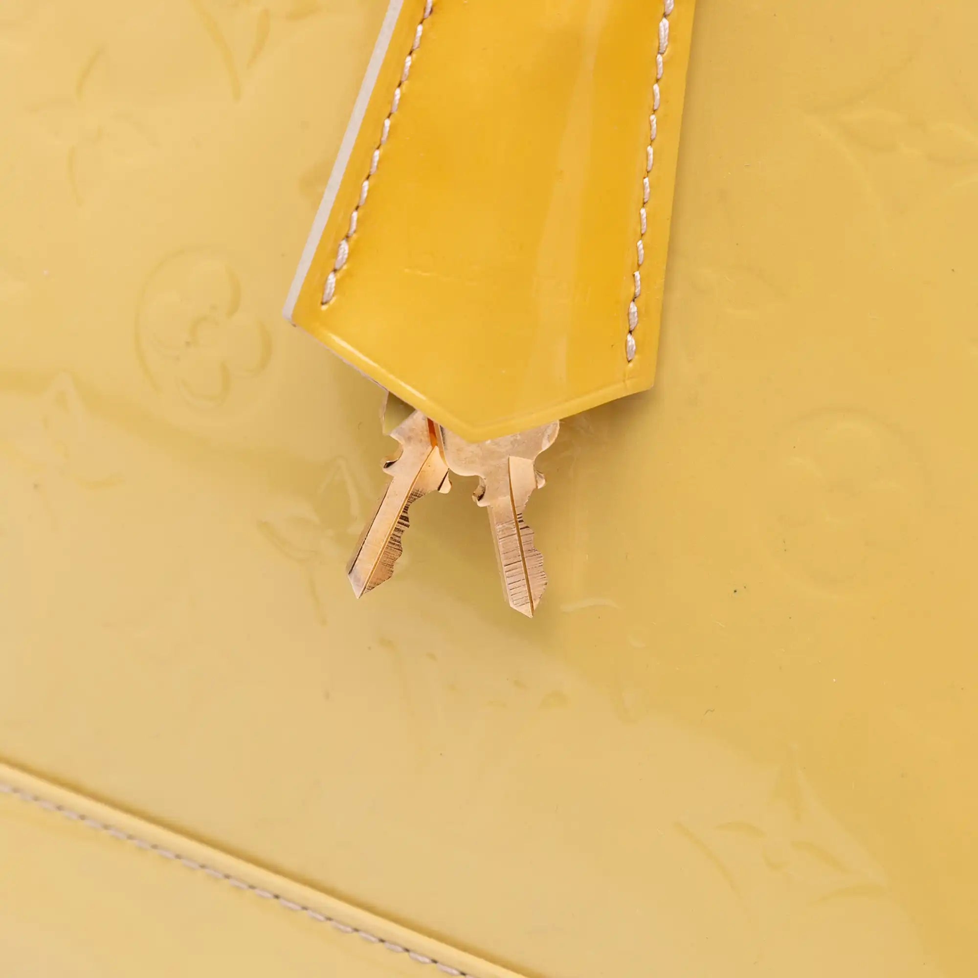 Louis Vuitton Alma GM Yellow Monogram Vernis