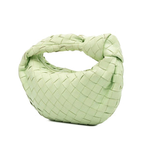 Bottega Veneta Jodie Mini Pastel Green Nappa Intrecciato