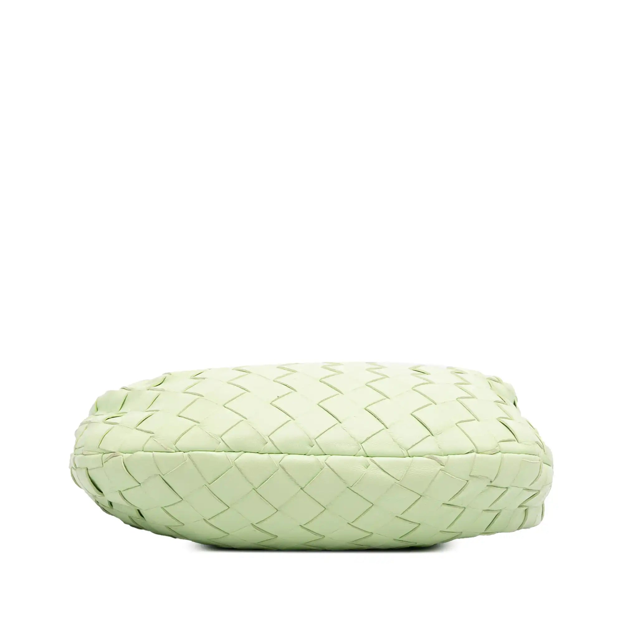 Bottega Veneta Jodie Mini Pastel Green Nappa Intrecciato