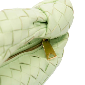 Bottega Veneta Jodie Mini Pastel Green Nappa Intrecciato