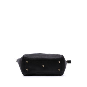 Gucci Soho Cellarius Tote Small Black Pebbled Leather