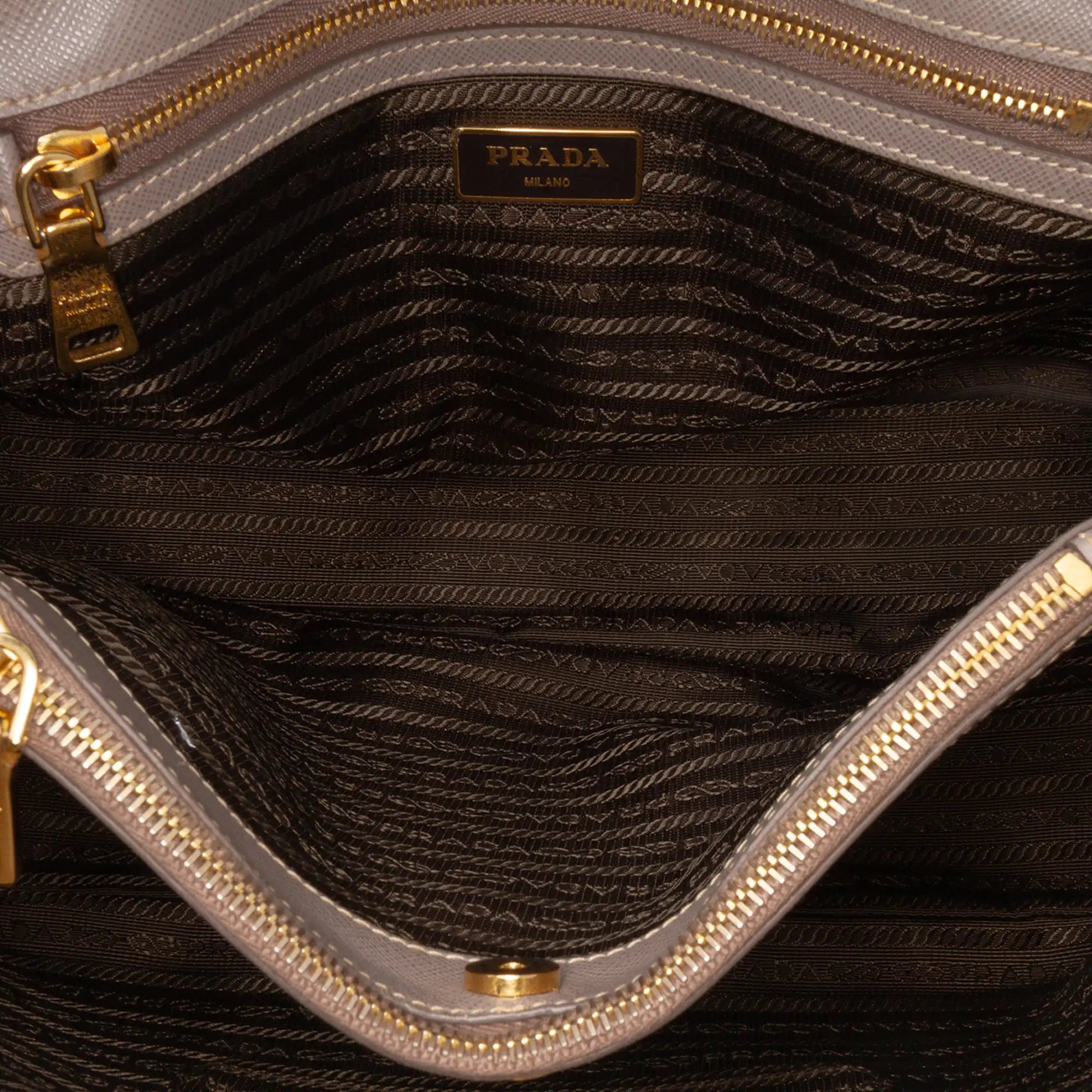 Prada Galleria Small Beige Saffiano