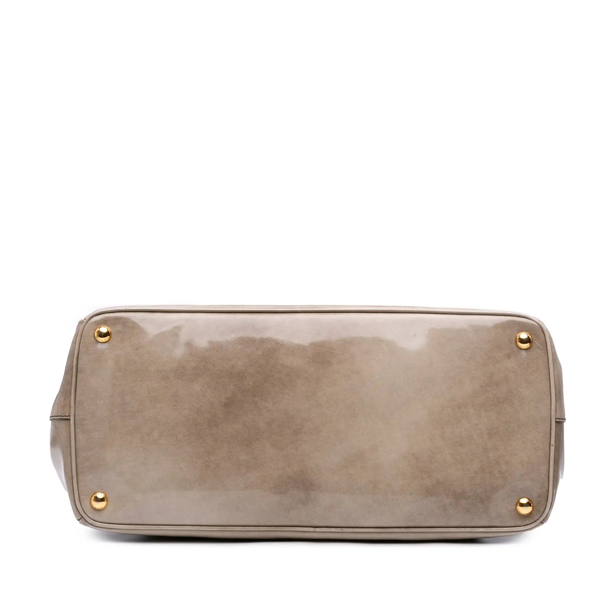 Prada Galleria Large Large Brown Wollato Fume