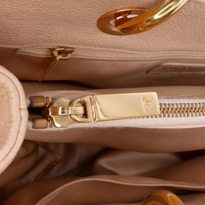 Chanel GST Beige Caviar Gold