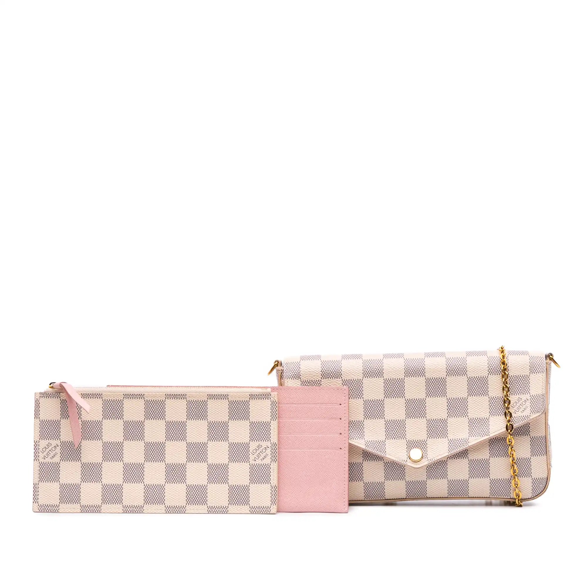 Louis Vuitton Pochette Félicie Damier Azur Canvas