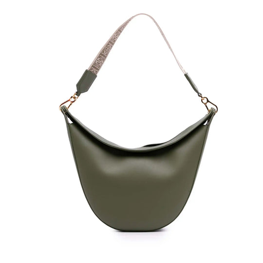 Loewe Luna Hobo Petit Cuir Vert