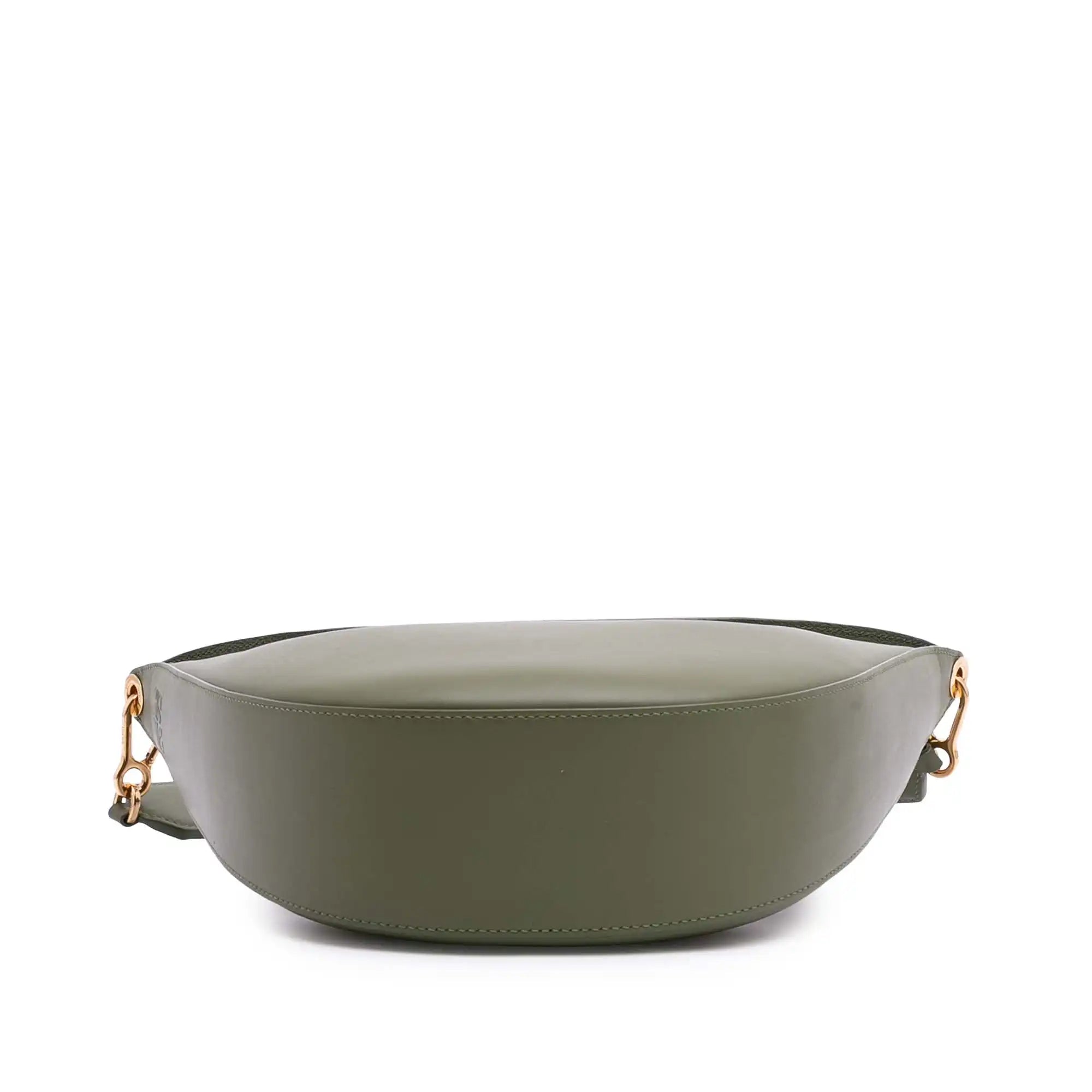 Loewe Luna Hobo Small Green Leather