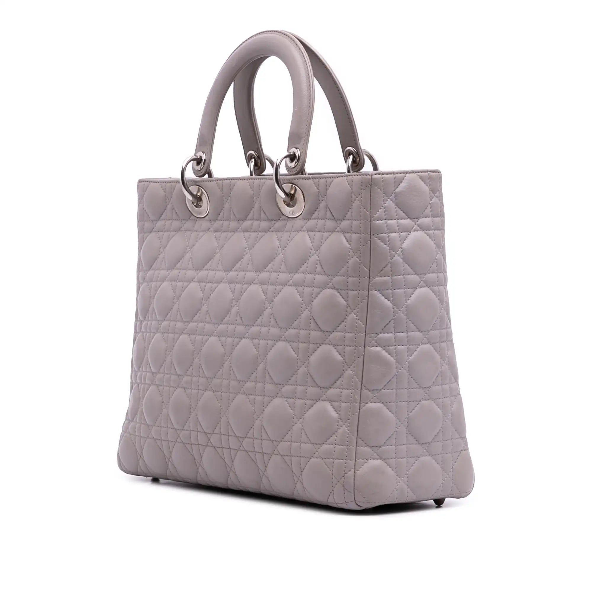 Dior Lady Dior Large Light Purple Cannage Lambskin