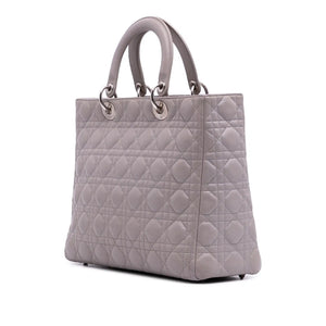 Dior Lady Dior Large Light Purple Cannage Lambskin