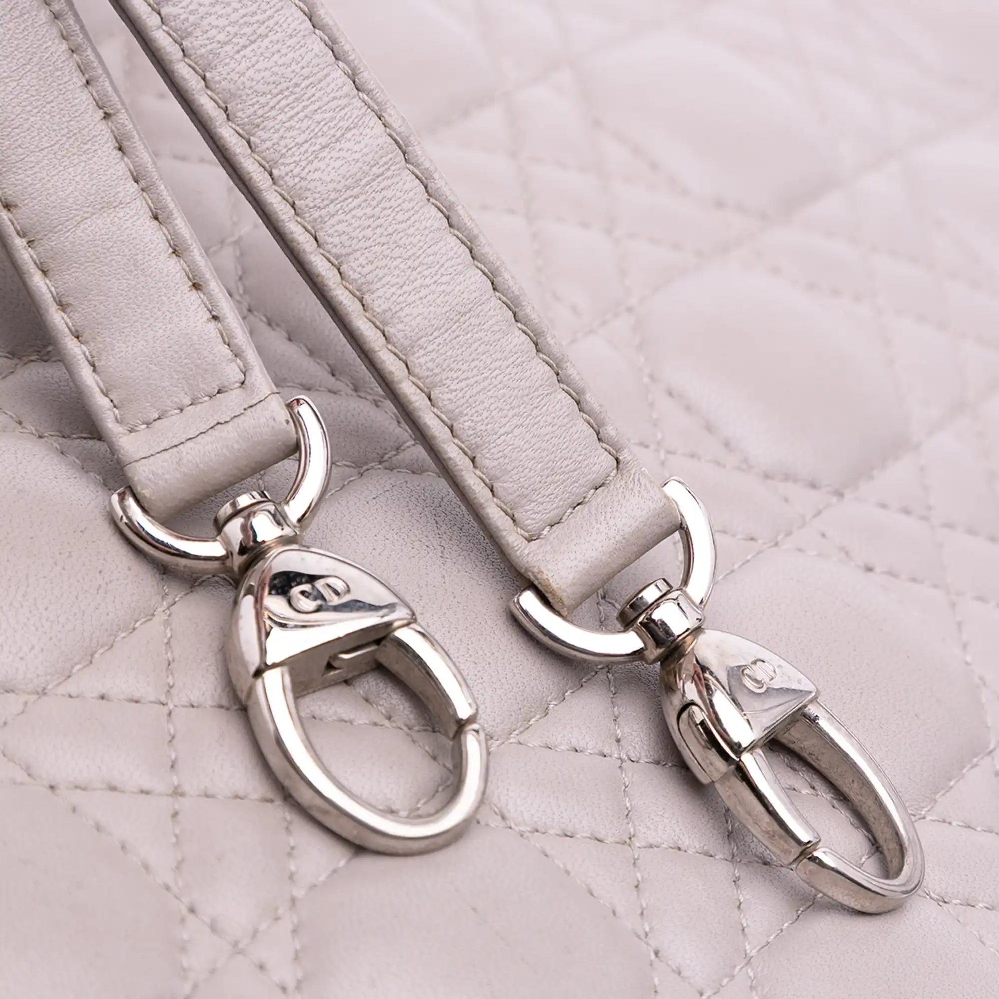 Dior Lady Dior Large Light Purple Cannage Lambskin