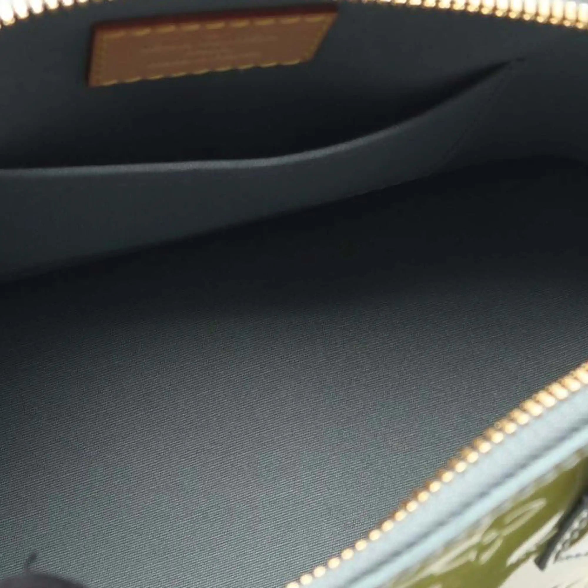 Louis Vuitton Alma BB Green Monogram Vernis