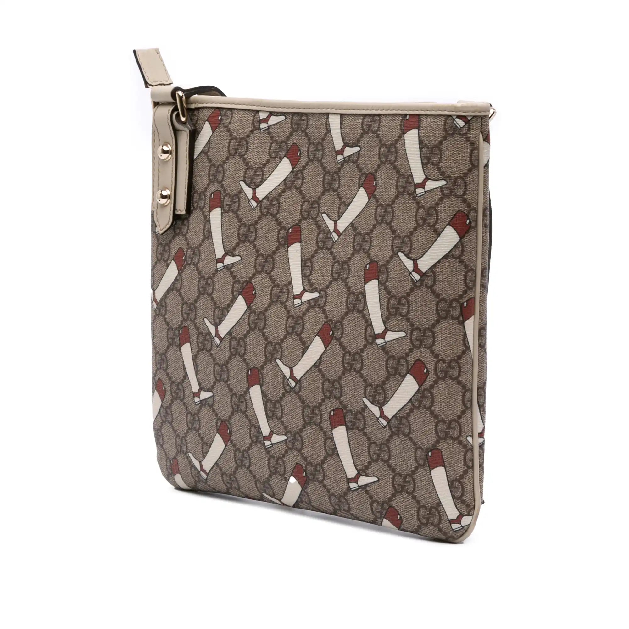 Gucci The Boot Crossbody Bag GG Supreme Canvas