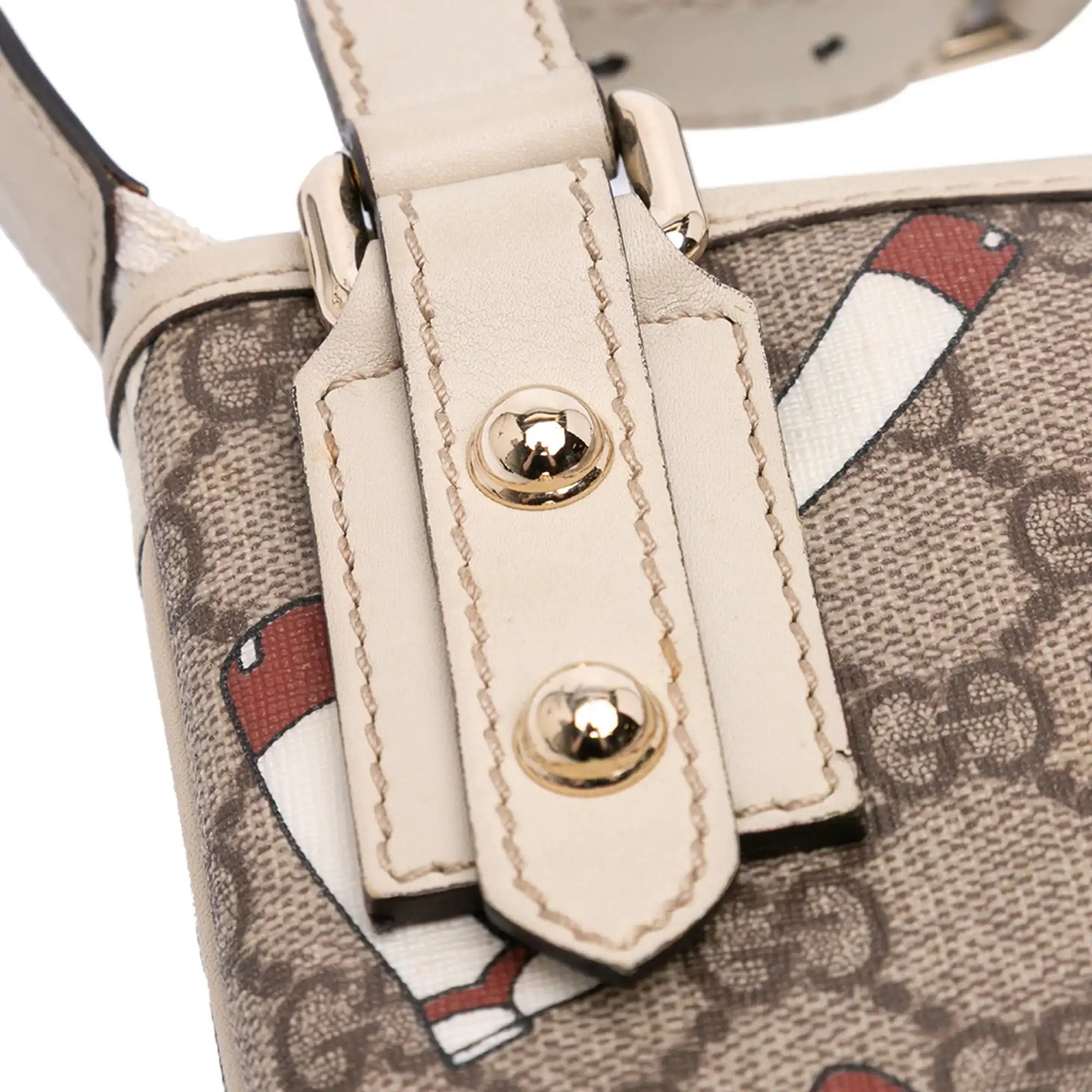 Gucci The Boot Crossbody Bag GG Supreme Canvas