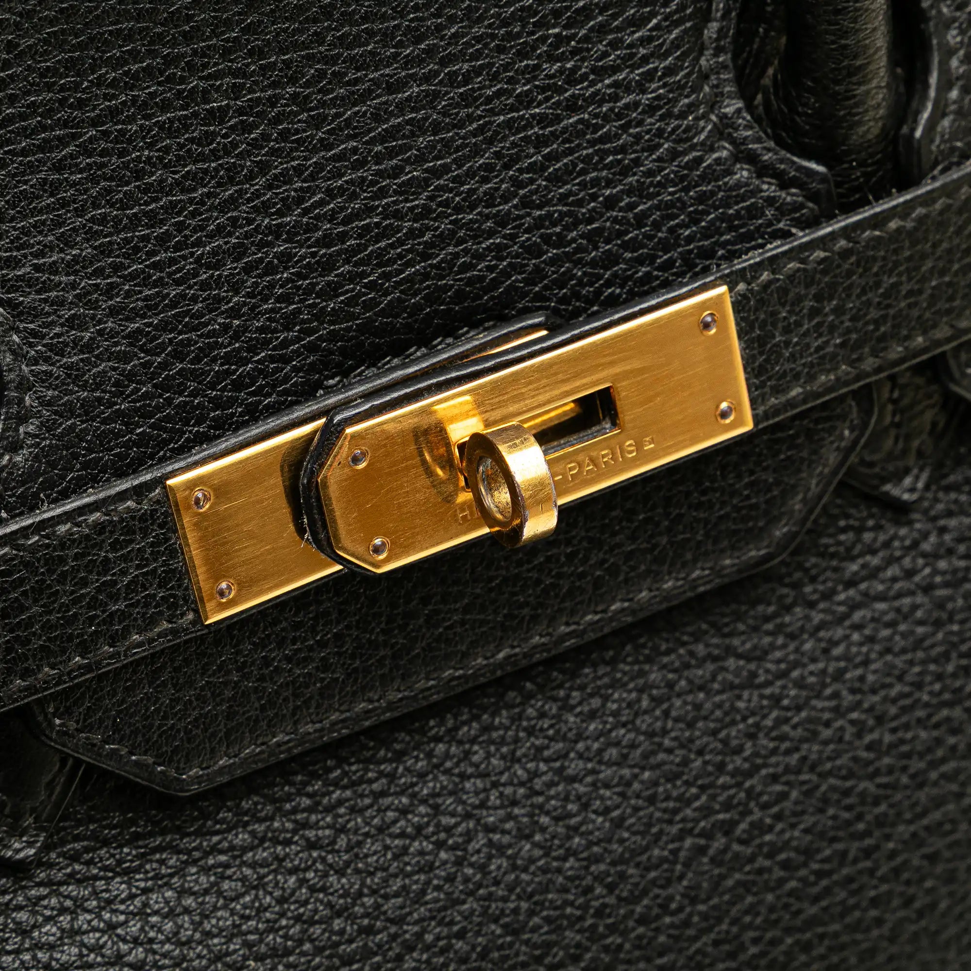 Hermès Birkin Retorune 35 Black Togo Gold