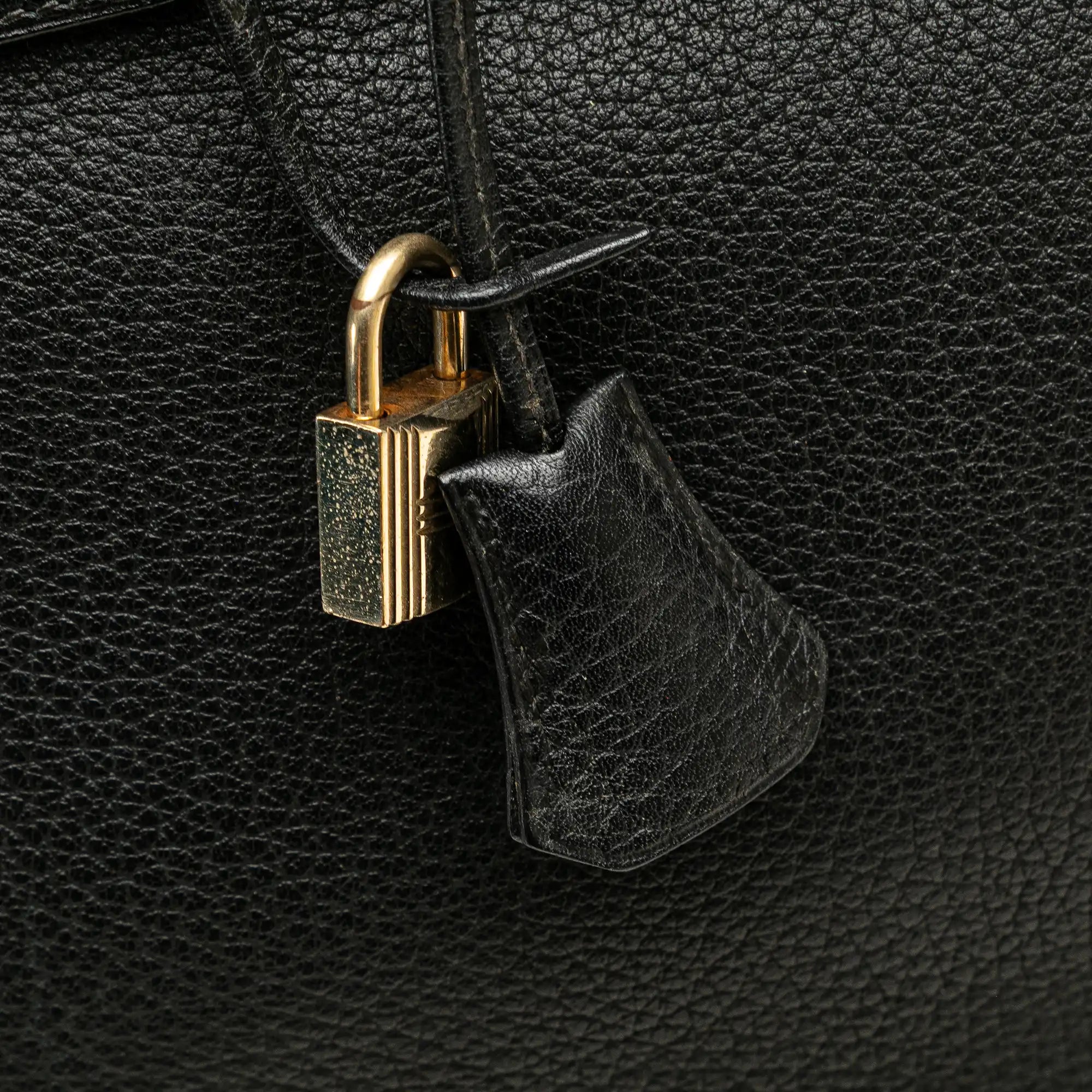 Hermès Birkin Retorune 35 Black Togo Gold