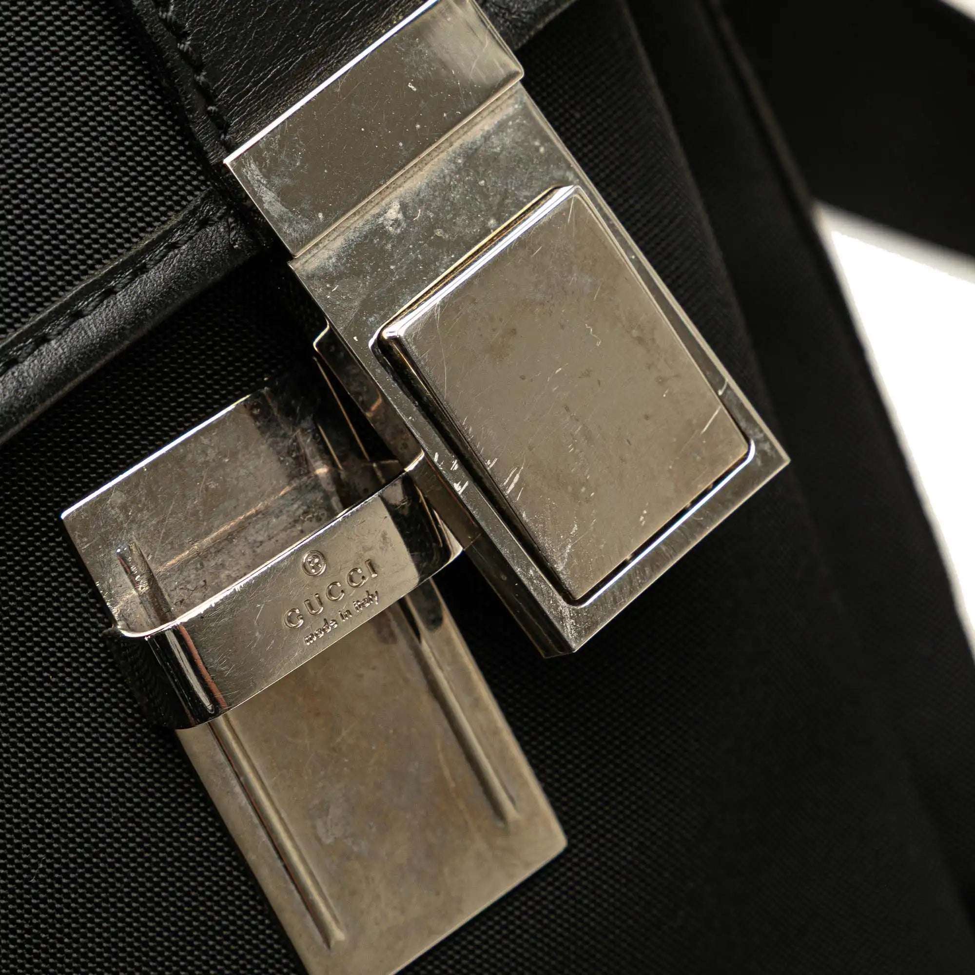 Gucci Messenger Bag Black Nylon