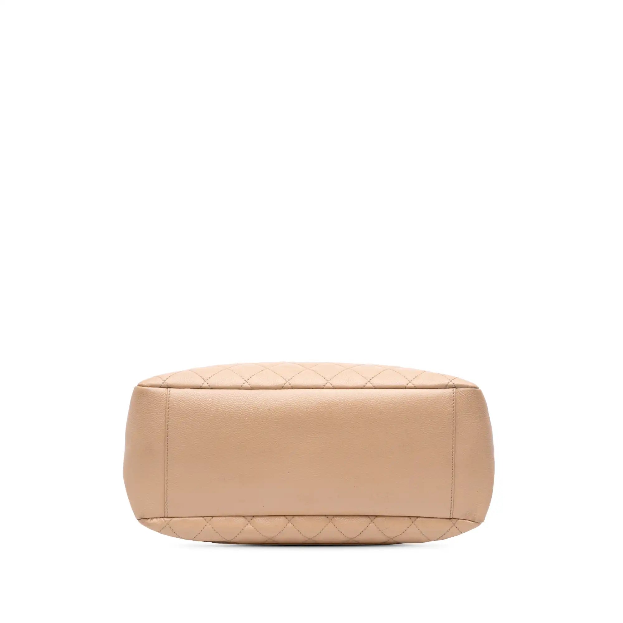 Chanel GST Beige Caviar Gold