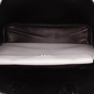 Prada Double Cuir Large White Saffiano