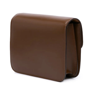 Celine Classic Box Medium Brown Calfskin