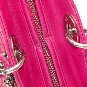 Dior Lady Dior Large Pink Cannage Lambskin