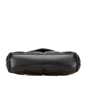Yves Saint Laurent LouLou Puffer Clutch Small Black Lambskin