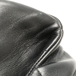 Yves Saint Laurent LouLou Puffer Clutch Small Black Lambskin