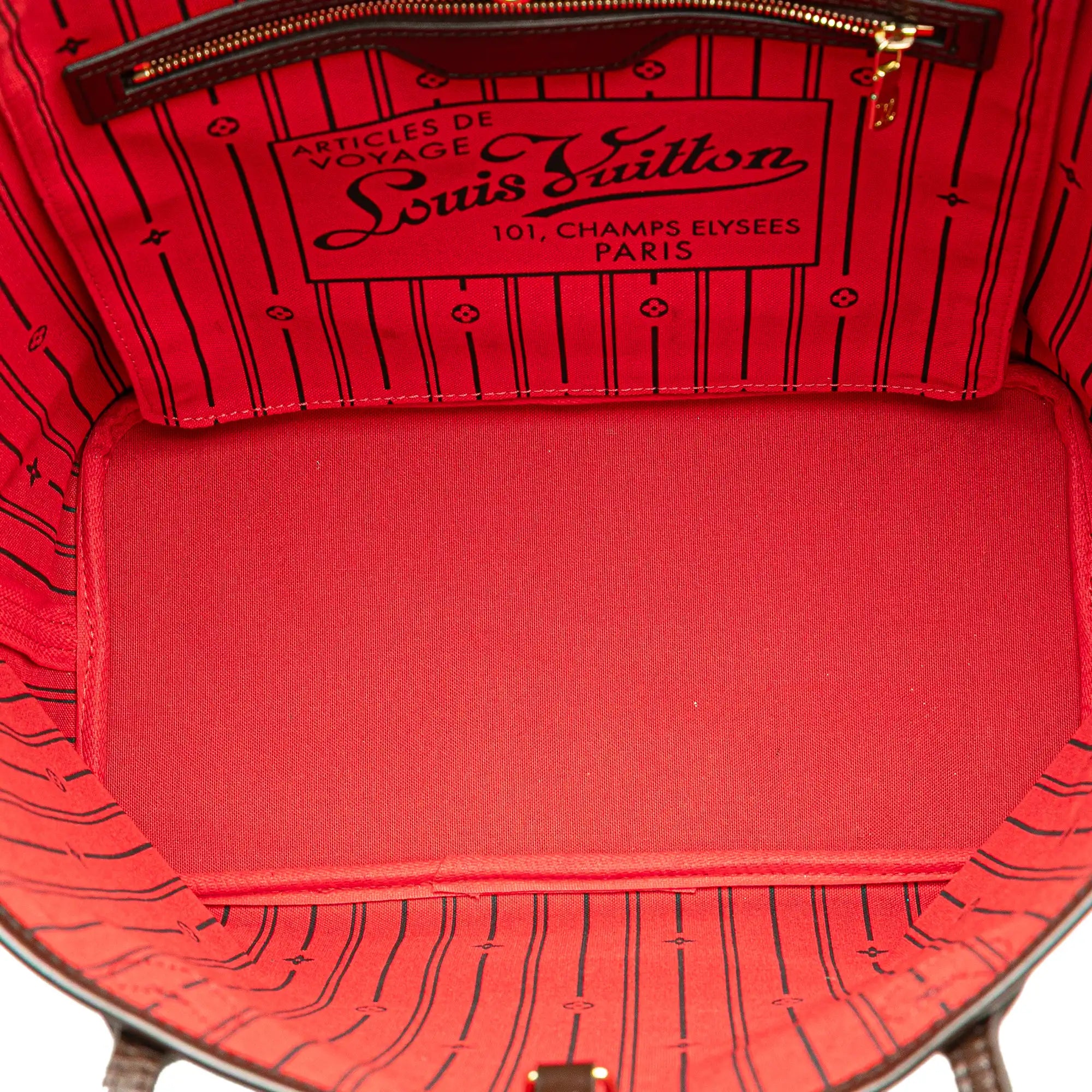 Louis Vuitton Neverfull MM Damier Ebene Canvas