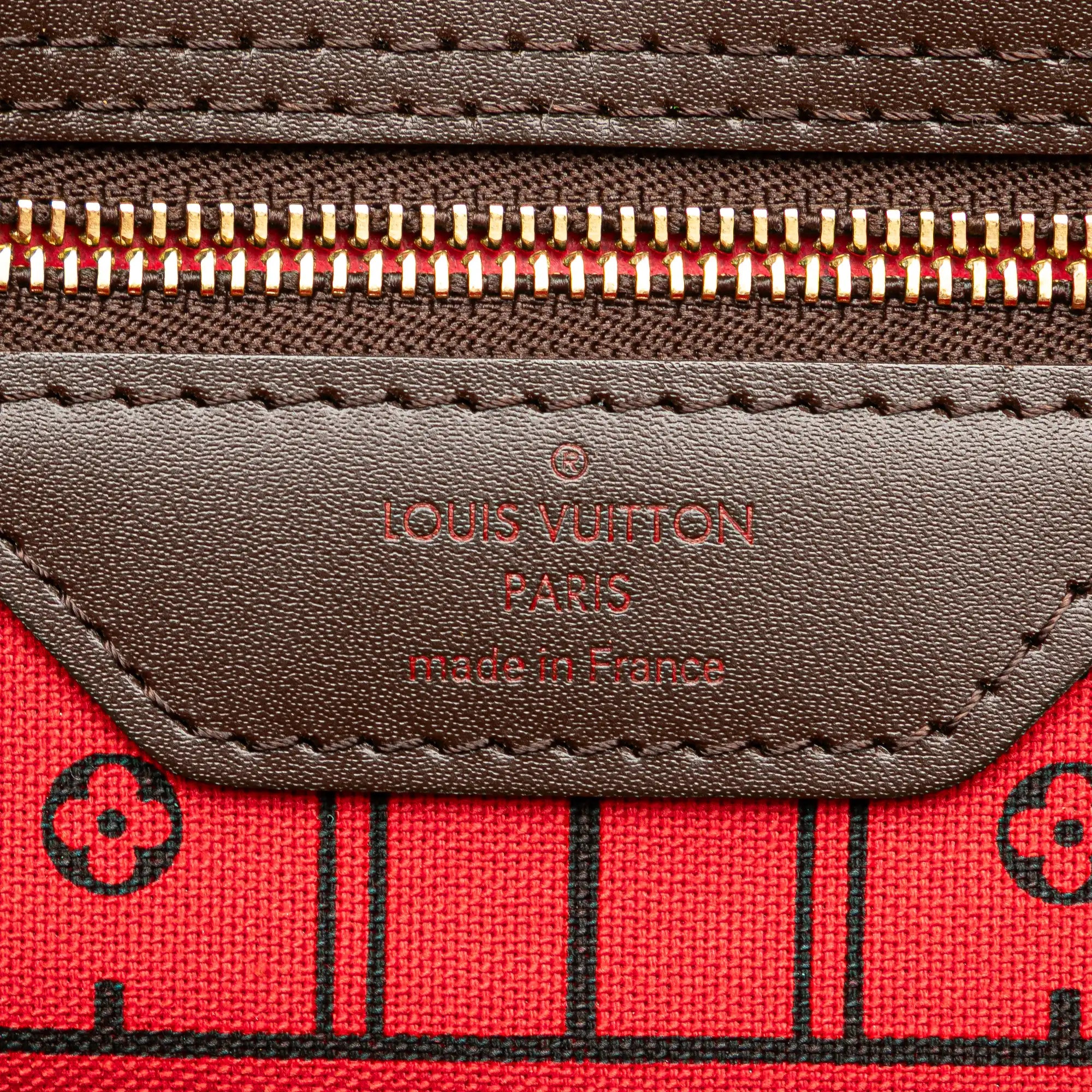 Louis Vuitton Neverfull MM Damier Ebene Canvas