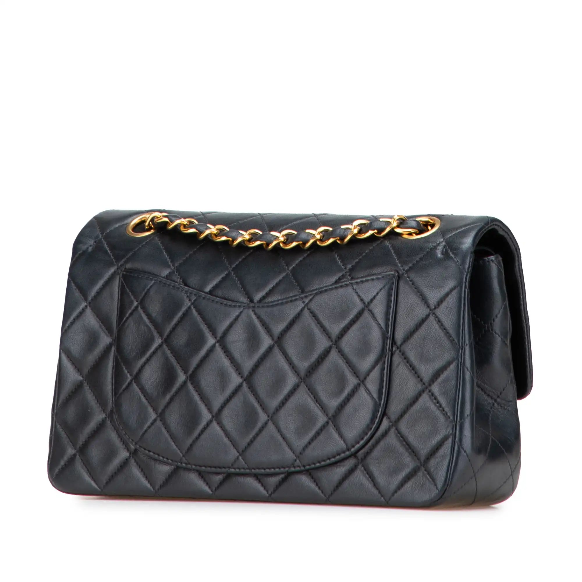 Chanel Classic Double Flap Small Black Lambskin Gold
