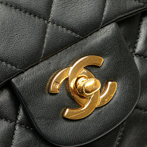 Chanel Classic Double Flap Small Black Lambskin Gold