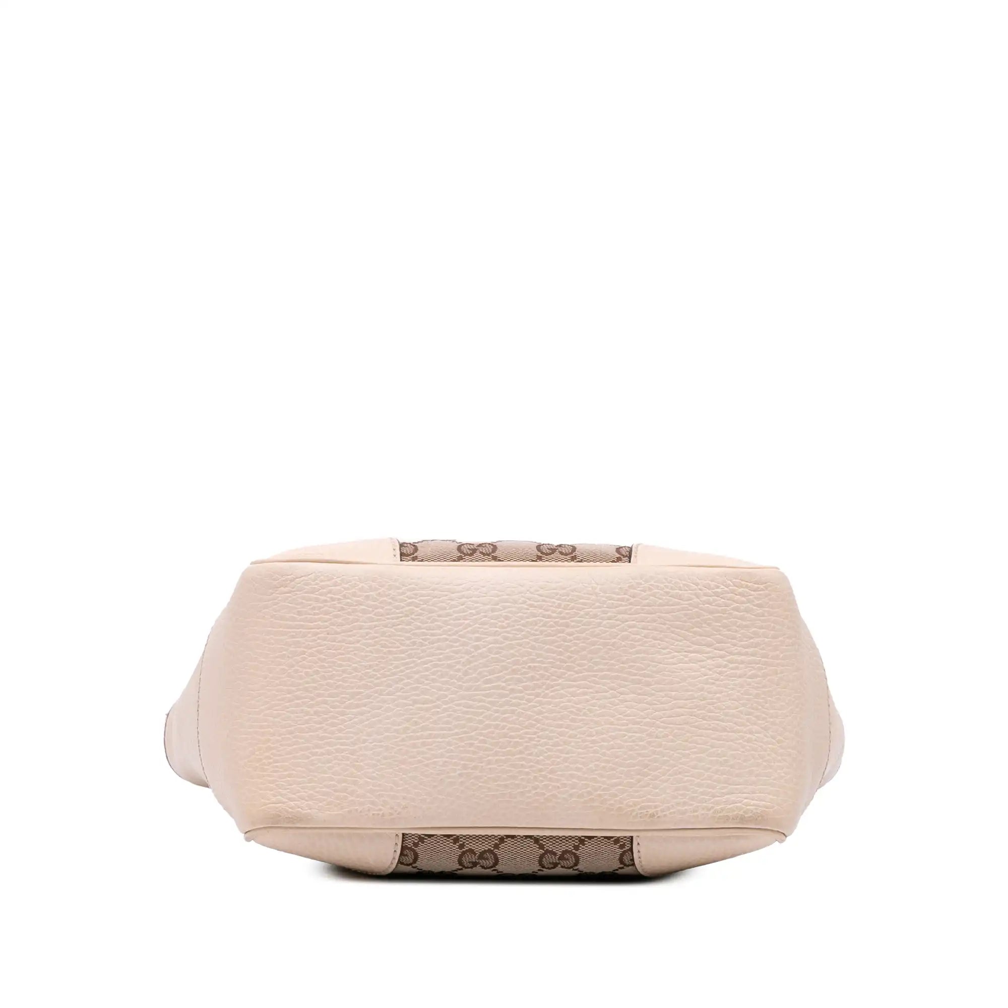 Gucci Bree Small GG Canvas Beige Leather