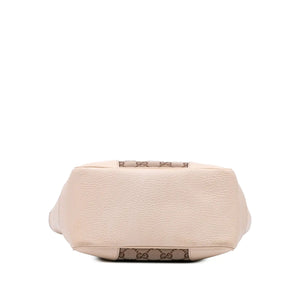 Gucci Bree Small GG Canvas Beige Leather