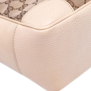 Gucci Bree Small GG Canvas Beige Leather